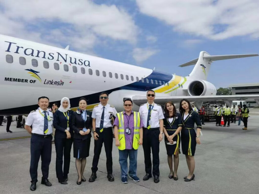 Jakarta To Kuala Lumpur: Indonesia’s TransNusa Completes Its 1st COMAC ARJ21 International Service